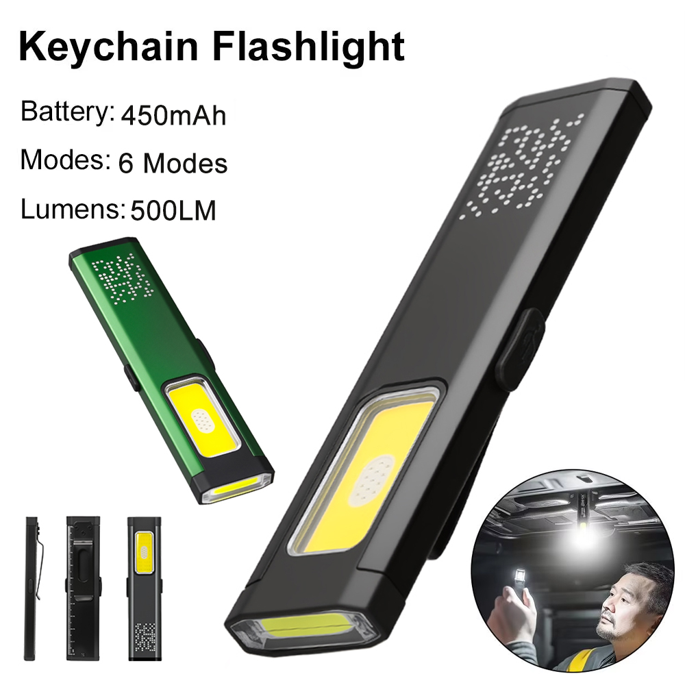 Outdoor Lighting Setup - Senter LED Mini Portabel Isi Ulang,