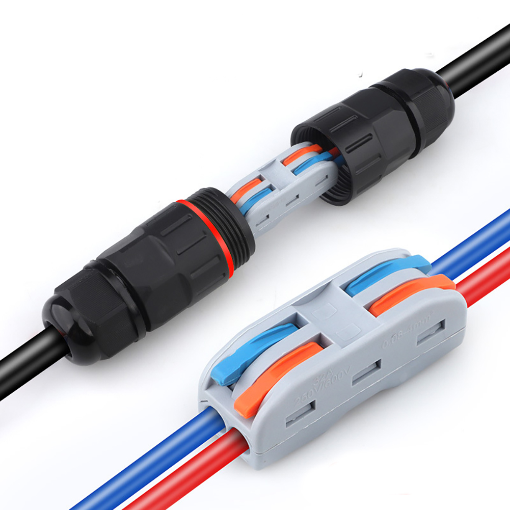 Outdoor Lighting Low Voltage - 1 Buah Konektor Kabel 2 Pin