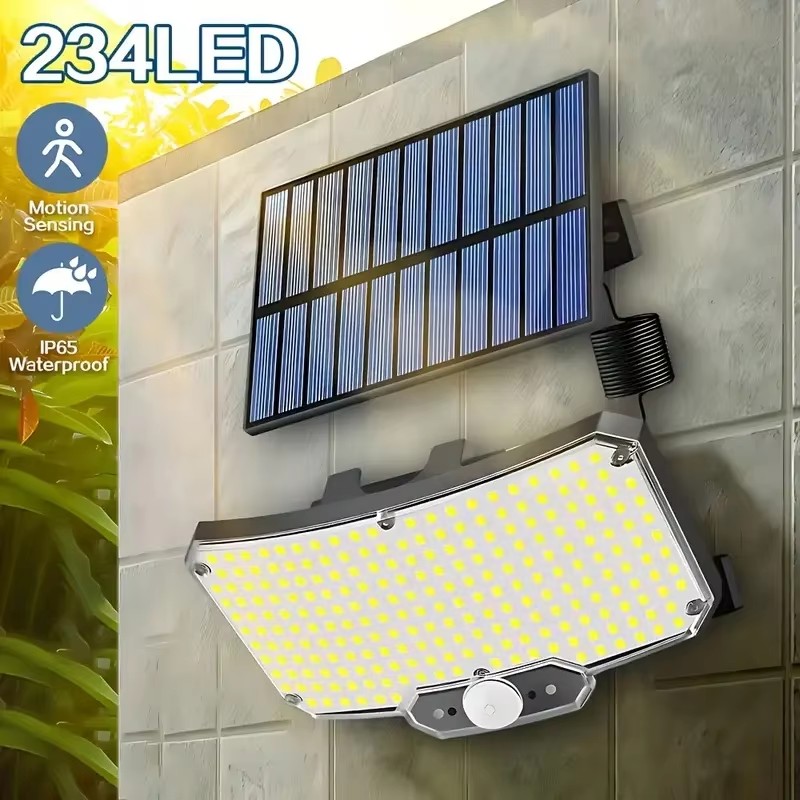 Wall Lighting Outdoor - Lampu Luar Ruangan Tenaga Surya 234LED