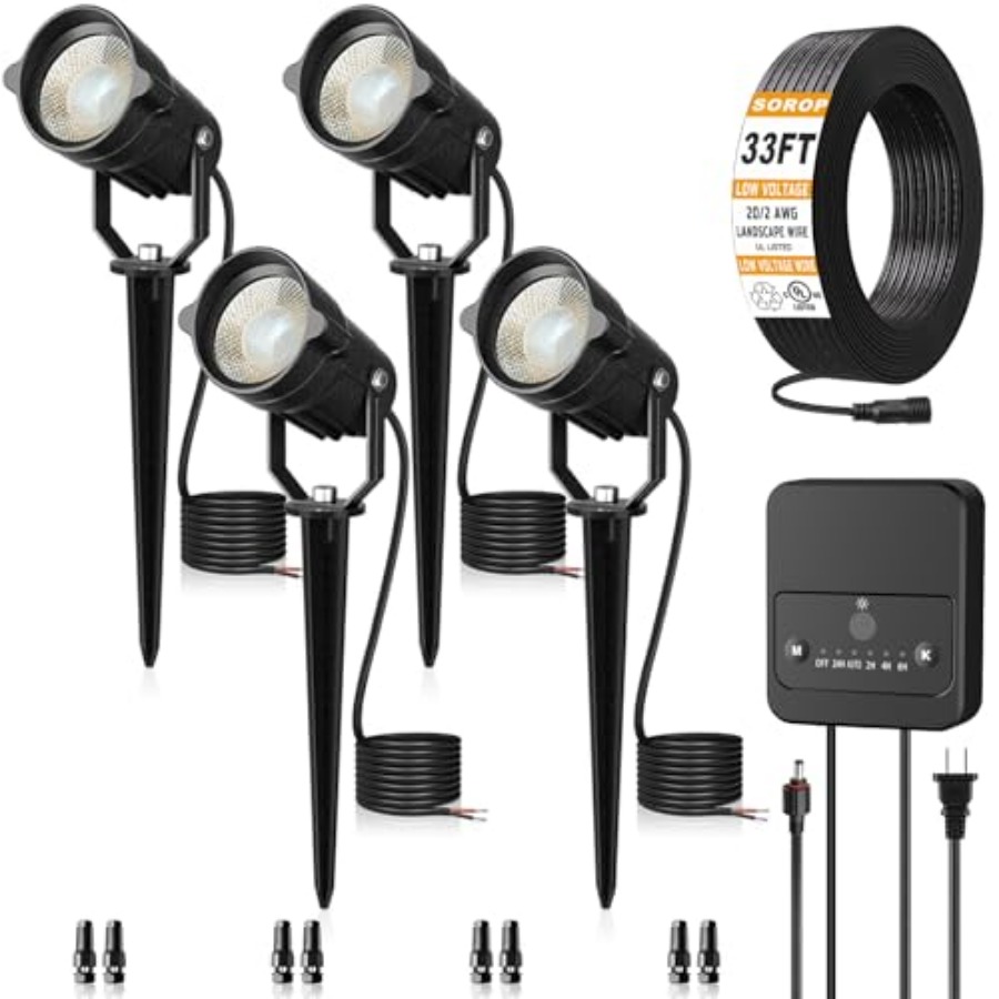 Outdoor Lighting Kits Low Voltage - Kit Lampu Lanskap Tegangan Rendah dengan
