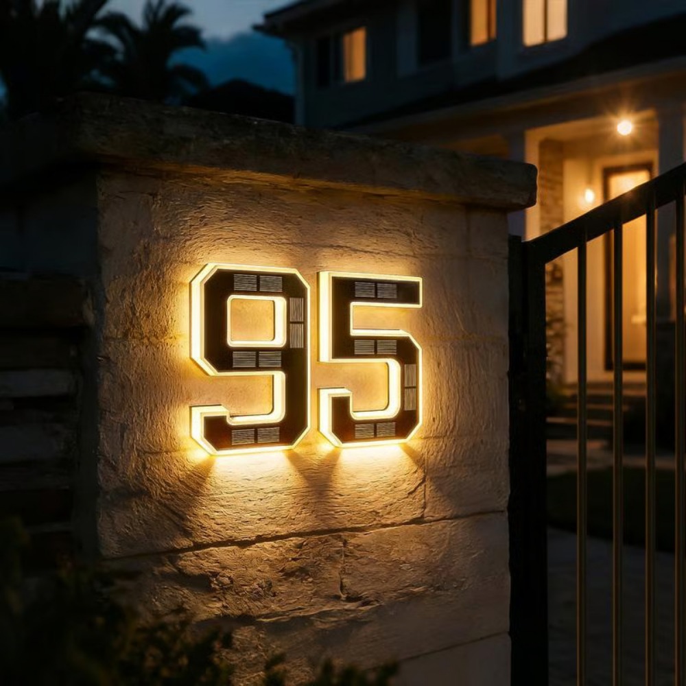 Outdoor Lighting Architectural - Lampu Nomor Rumah LED Tanda Alamat