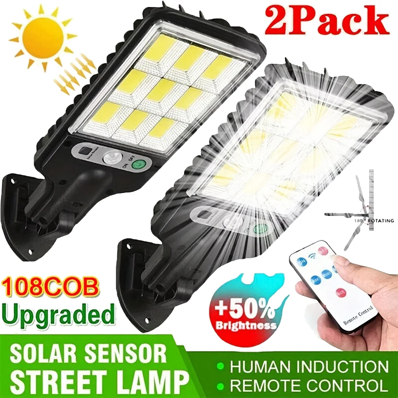 Outdoor Lighting Permanent - Lampu Dinding LED Tenaga Surya Luar