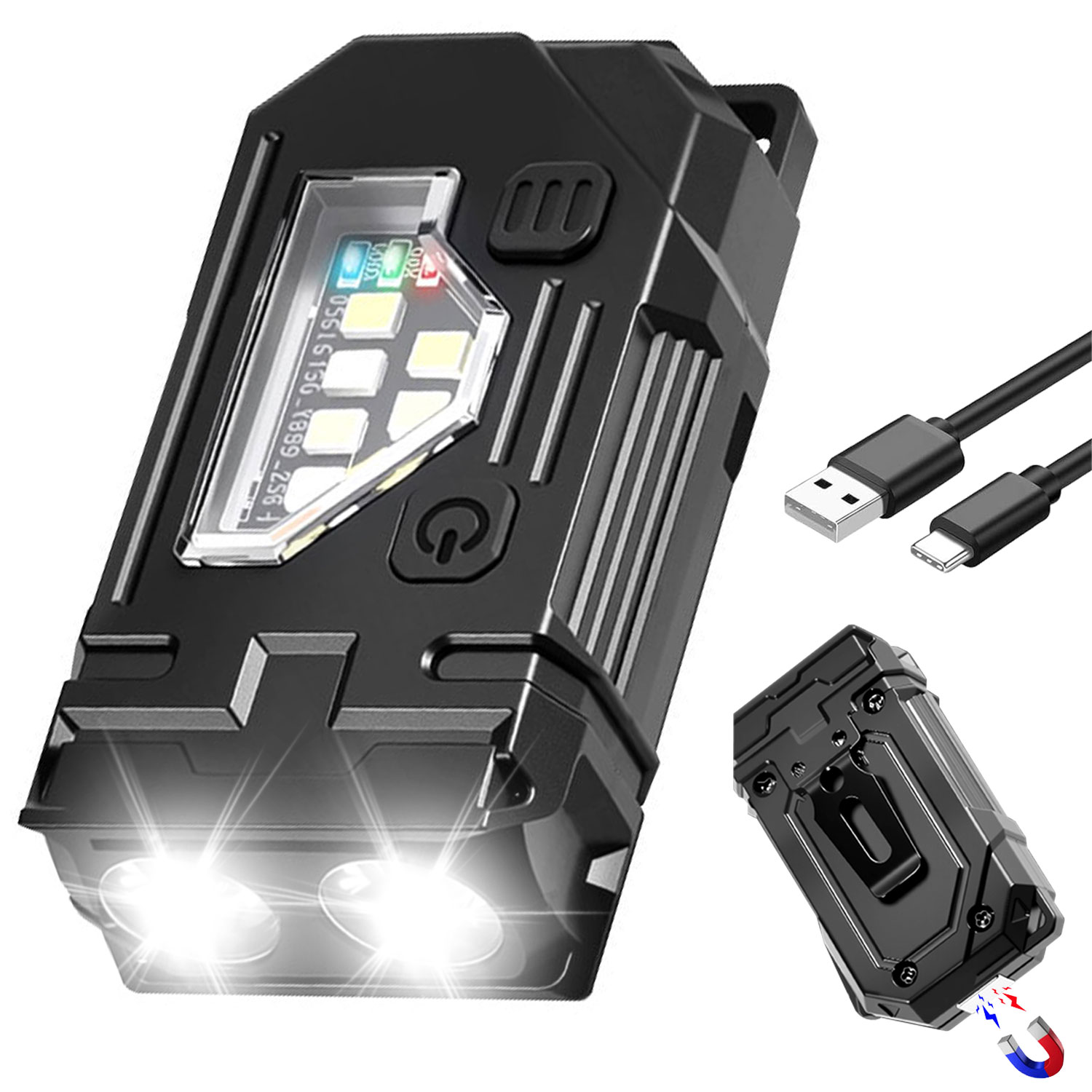 Outdoor Lighting House - Senter Mini LED Ganda, 8 Mode
