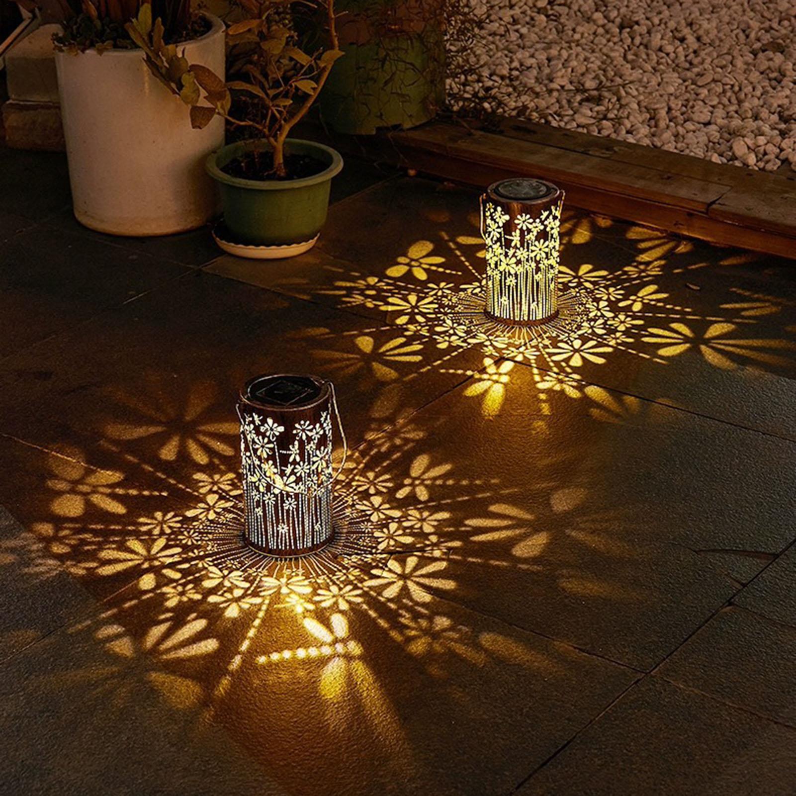 Outdoor Lighting House - Lampu Tenaga Surya Berwarna-warni Bentuk Bunga