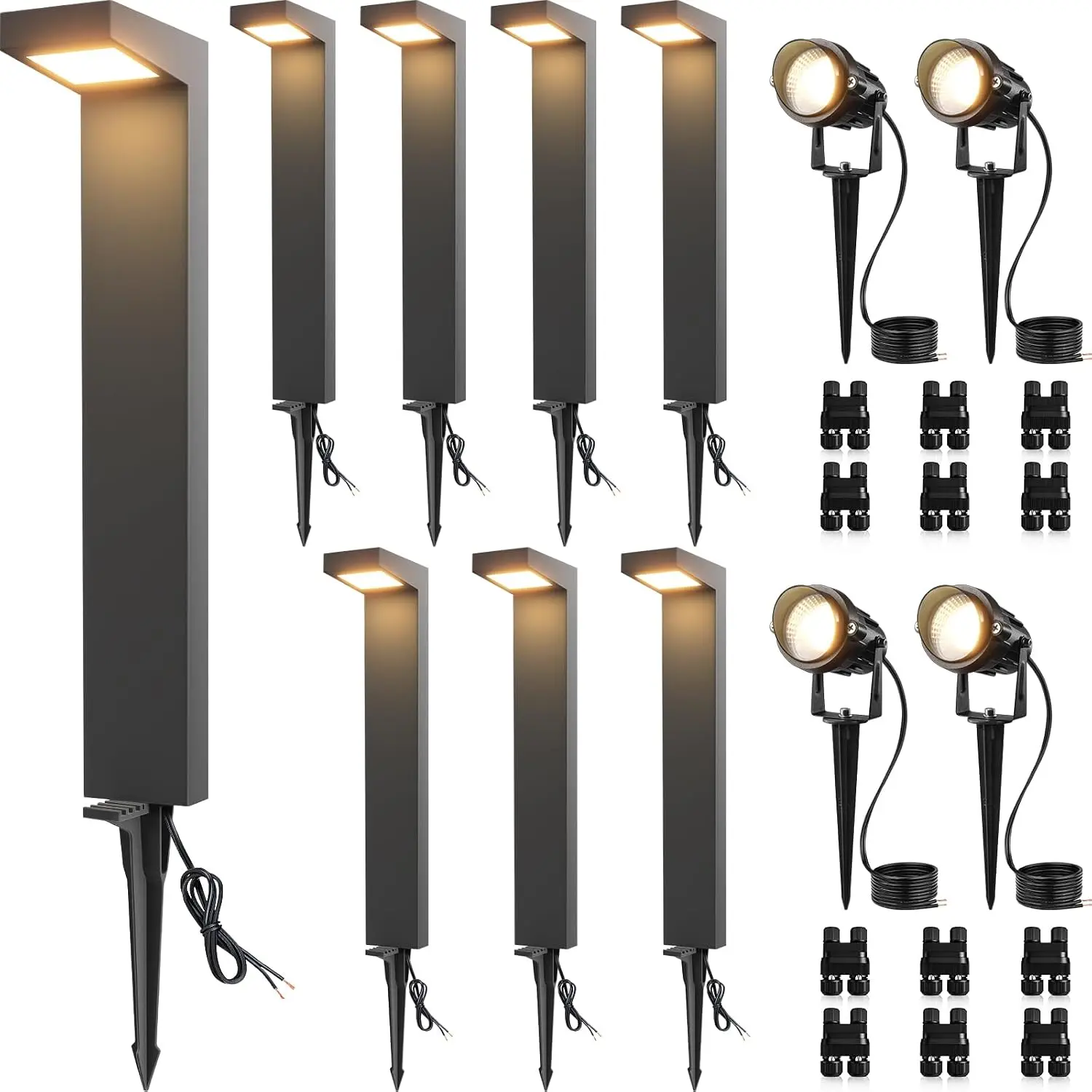 Outdoor Lighting Kits Low Voltage - Kit Pencahayaan Lanskap LED Tegangan Rendah,