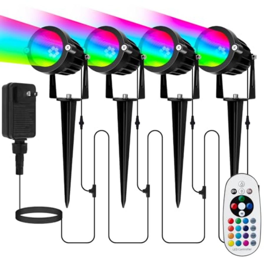 Outdoor Lighting Kits Low Voltage - Lampu Sorot Luar Ruangan untuk Halloween
