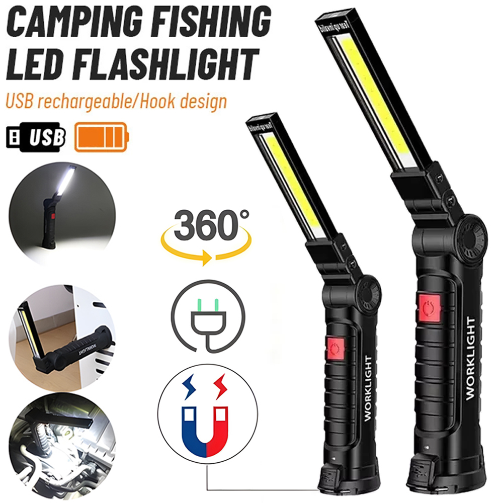 Outdoor Lighting Setup - Lampu Inspeksi Senter LED COB Lampu