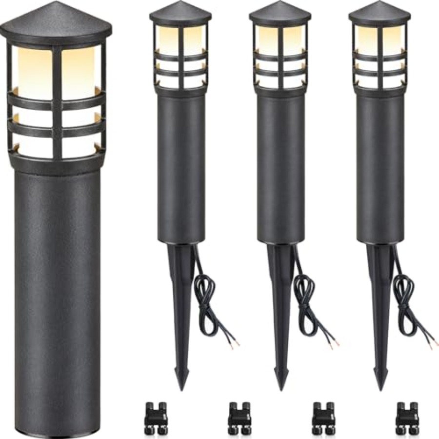 Outdoor Lighting Low Voltage - Lampu Jalur Tegangan Rendah 4-Pak 3W