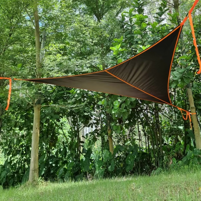 Outdoor Lighting On Trees - Hammock Segitiga Lipat Portabel untuk Berkemah