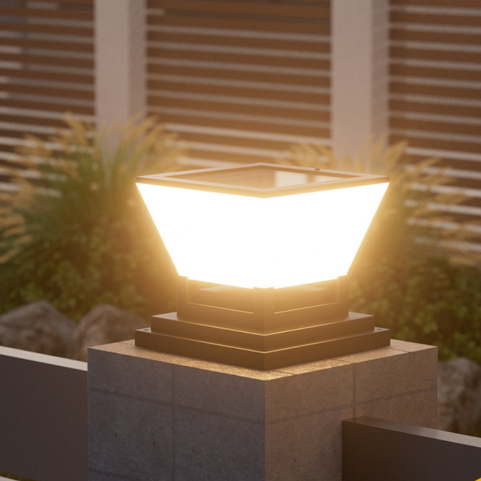 Post Cap Light - Lampu Tiang Tenaga Surya Tahan Air,