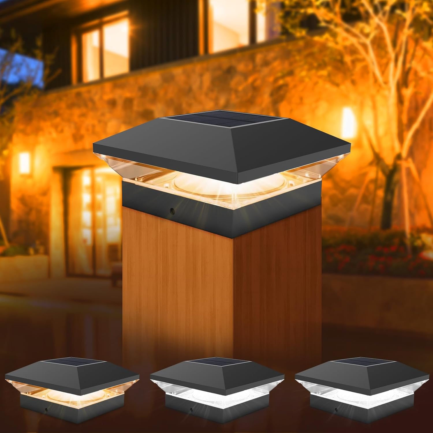 Post Cap Light - Lampu Tiang Tenaga Surya, Lampu Tiang