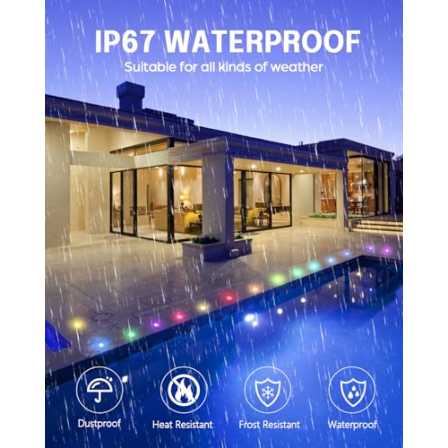 Kit Lampu Dek RGB dengan Trans - Outdoor Lighting Kits Low Voltage ulasan dan harga