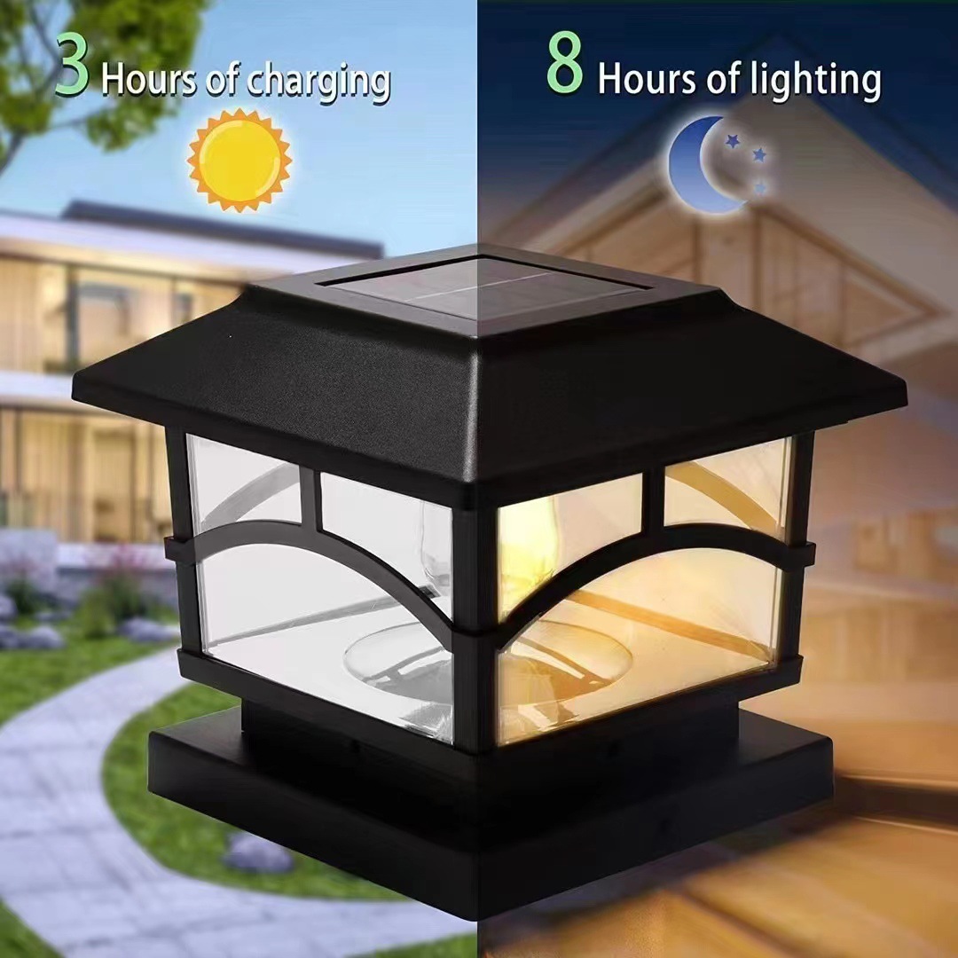 Lampu Tiang Tenaga Surya, Lamp - Post Cap Light ulasan dan harga