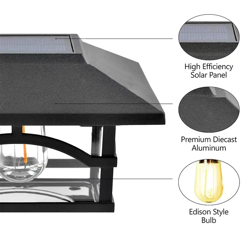 Lampu Tiang Tenaga Surya, Lamp - Post Cap Light ulasan dan harga