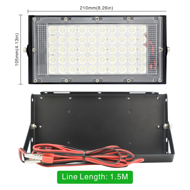 DC 12V-85V 50W Lampu Sorot Led - Outdoor Lighting Volt ulasan dan harga