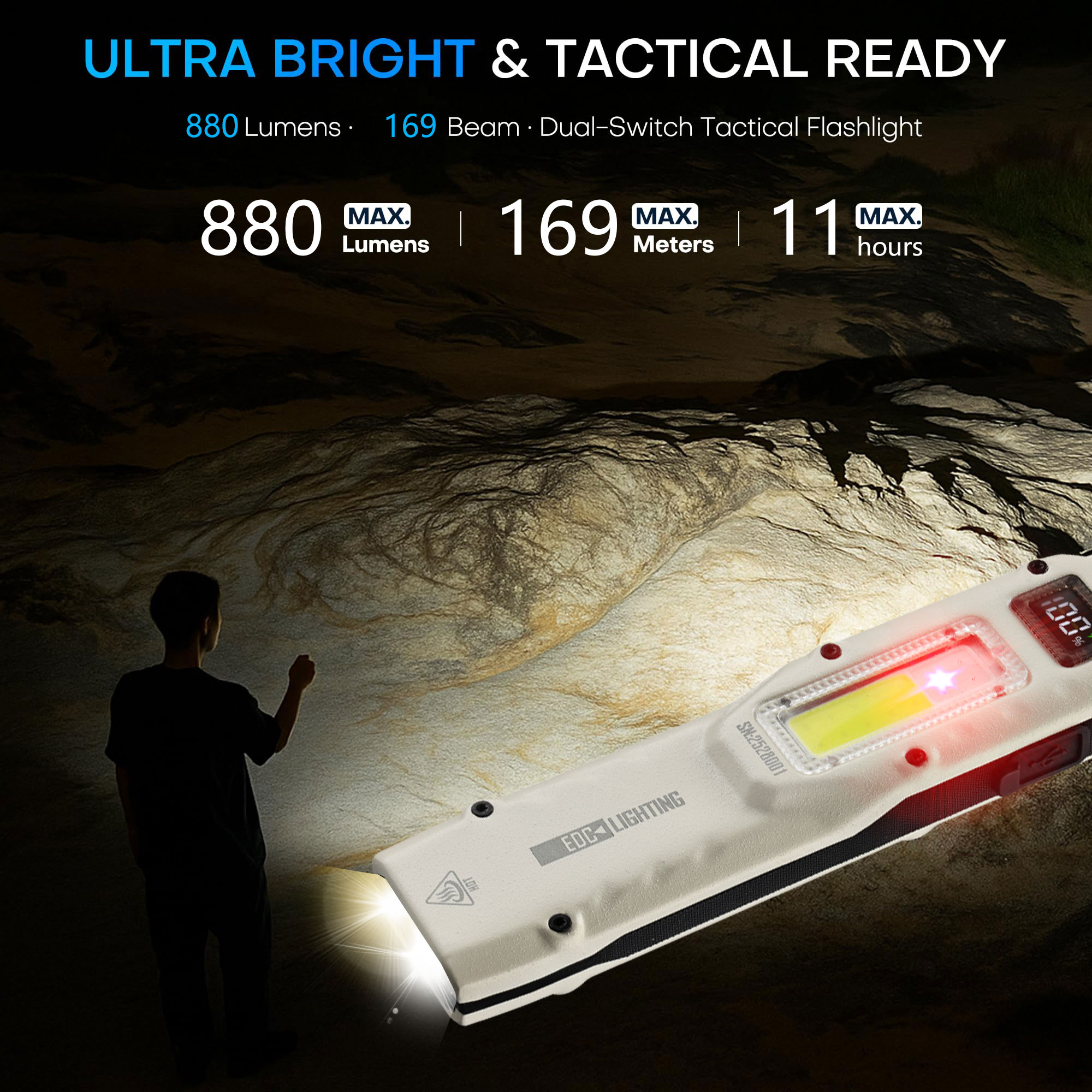 Senter Kerja Taktis Ultratipis - Outdoor Lighting Setup ulasan dan harga