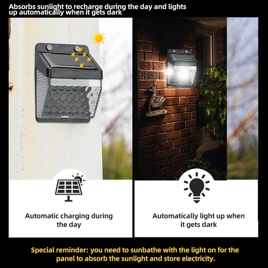 Lampu LED Tenaga Surya Sensor  - Wall Lighting Outdoor ulasan dan harga
