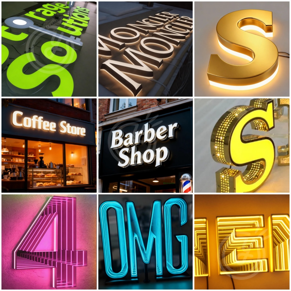 Papan Tanda Akrilik Custom, Hu - Wall Lighting Outdoor ulasan dan harga