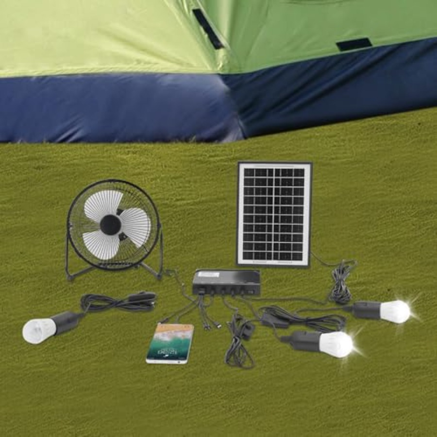 Lampu Kipas Angin Surya dengan - Outdoor Lighting Volt ulasan dan harga