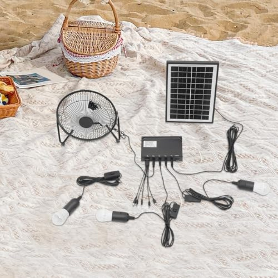 Lampu Kipas Angin Surya dengan - Outdoor Lighting Volt ulasan dan harga