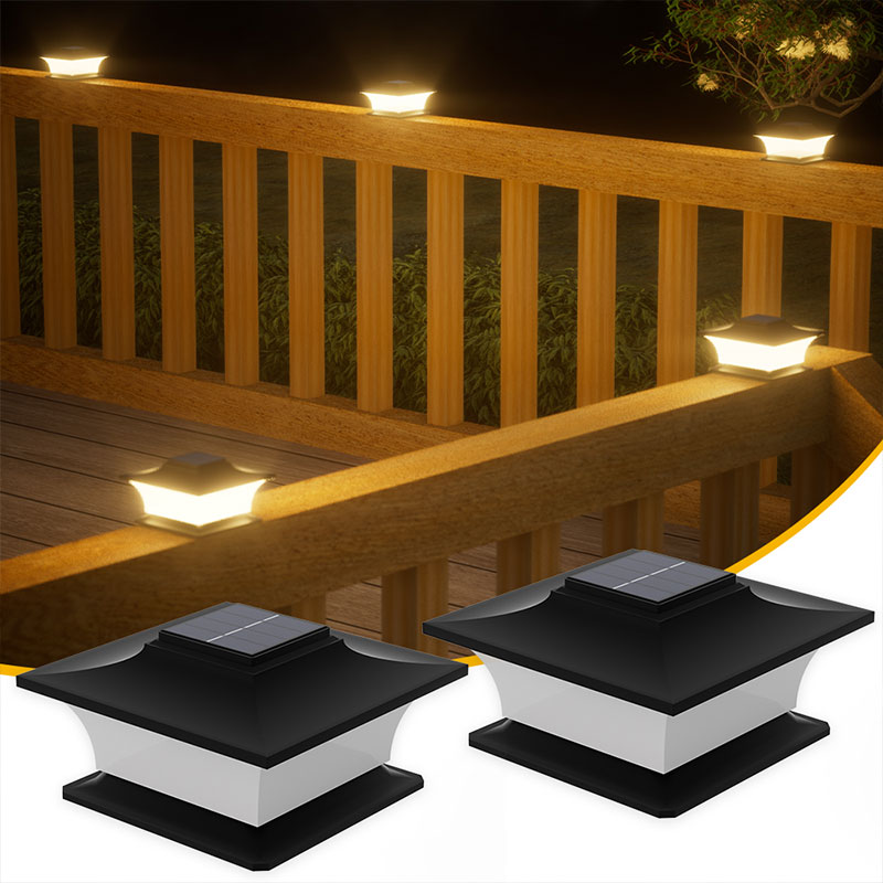 Lampu Pos Tenaga Surya dengan  - Post Cap Light ulasan dan harga