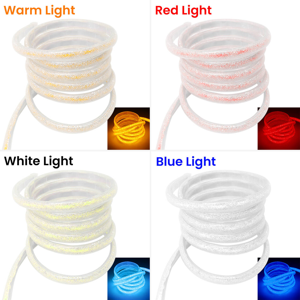 288 LED COB Lampu Neon Strip u - Outdoor Lighting On Trees ulasan dan harga