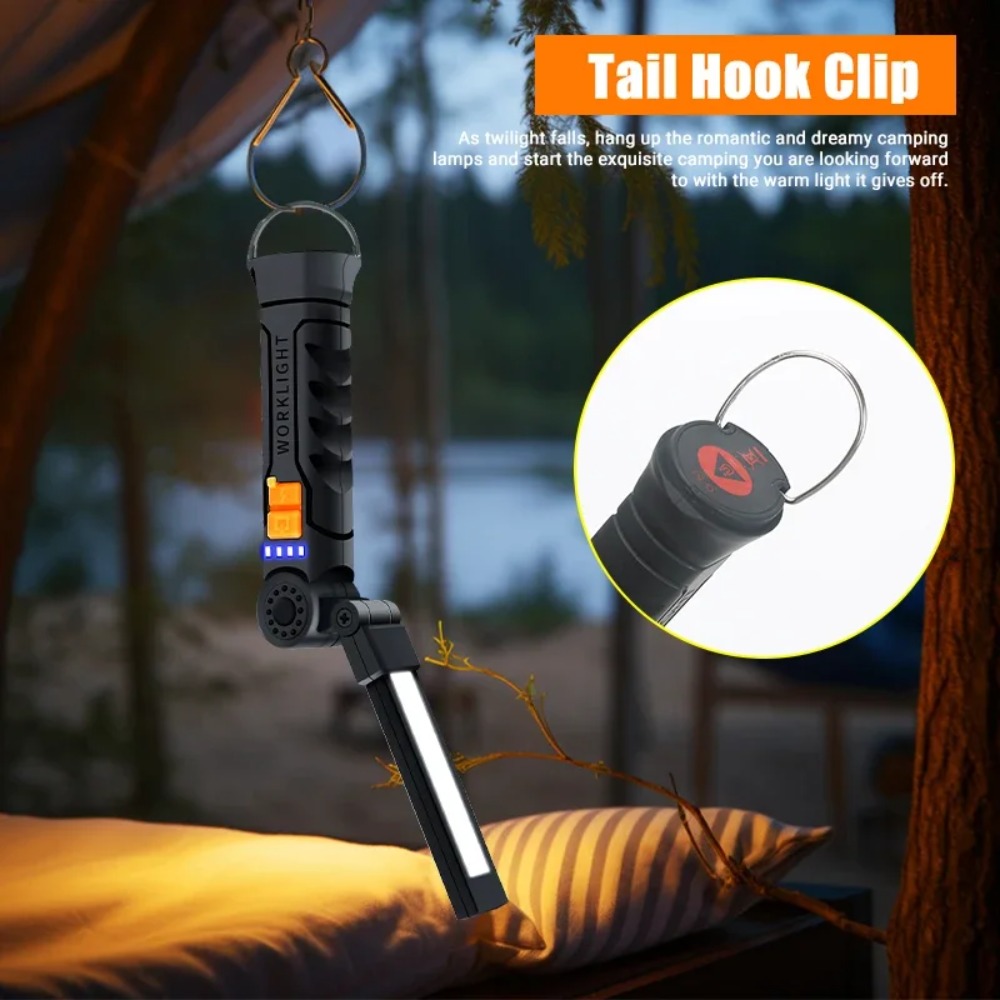 Senter LED COB Portabel Senter - Outdoor Lighting Setup ulasan dan harga