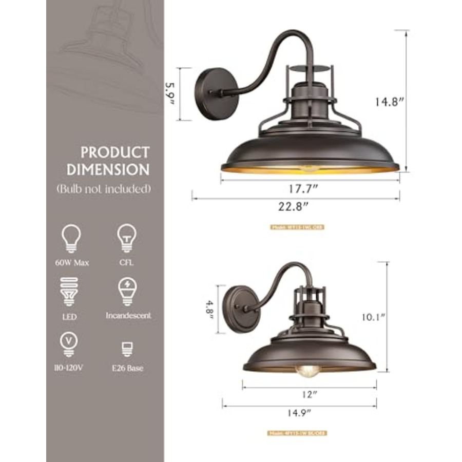 Lampu Gudang Luar Ruangan, Per - Wall Lighting Outdoor ulasan dan harga
