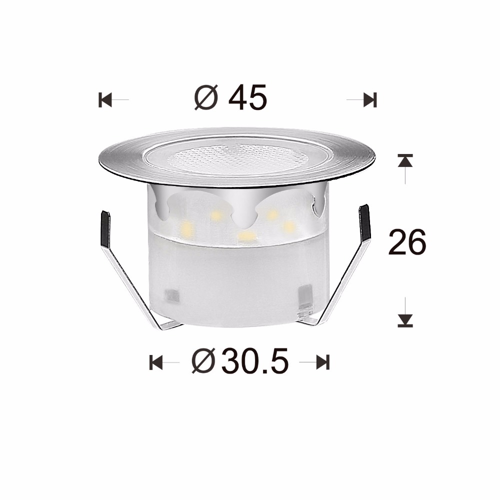 QACA 6 Paket Lampu Dek LED Teg - Outdoor Lighting Kits Low Voltage ulasan dan harga