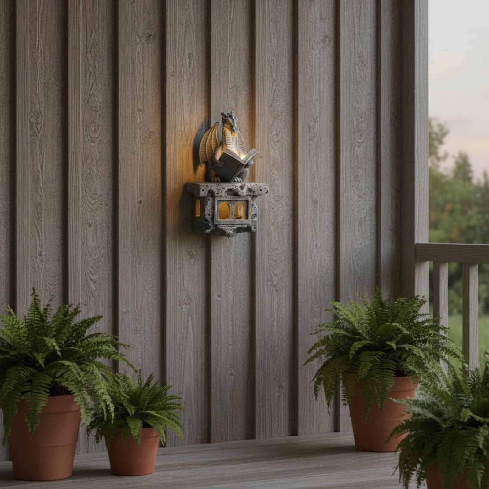 Solar Wyvern Wall Shine Otomat - Wall Lighting Outdoor ulasan dan harga