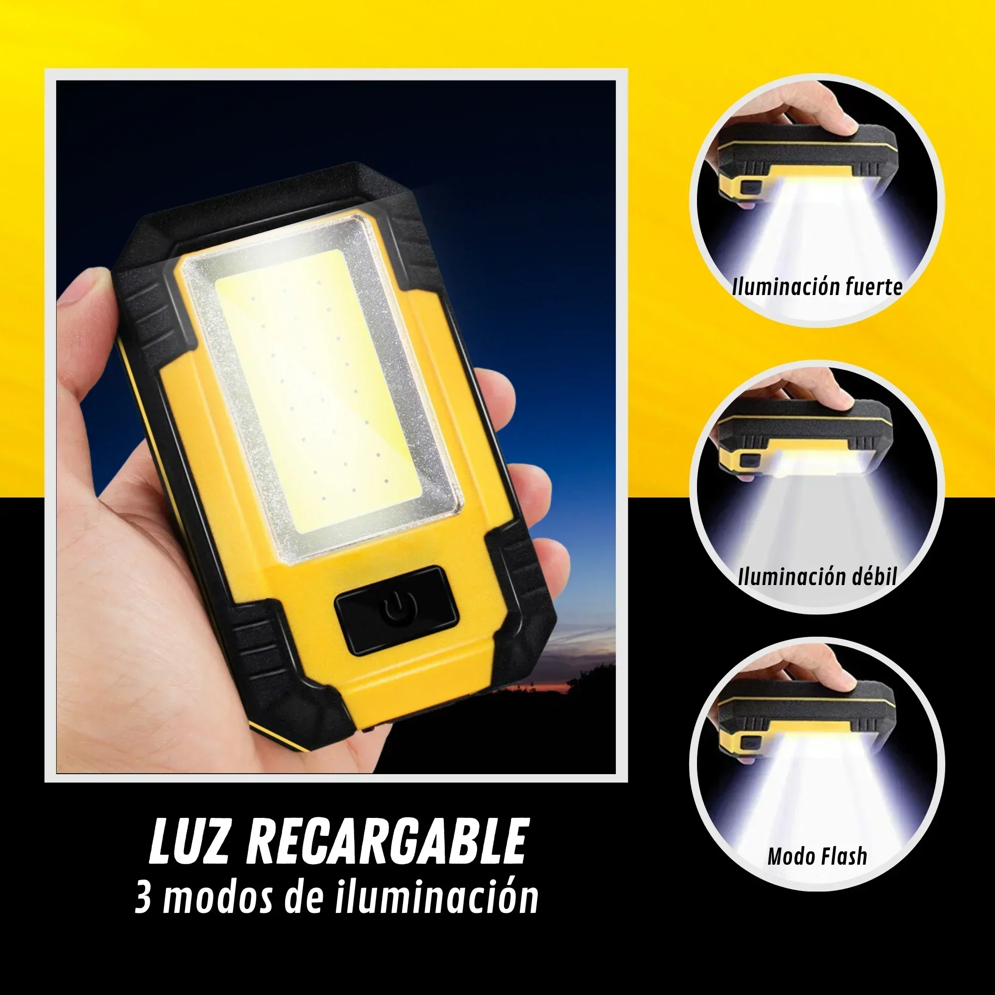 Lampu Kerja Isi Ulang 4000mAh  - Outdoor Lighting Setup ulasan dan harga