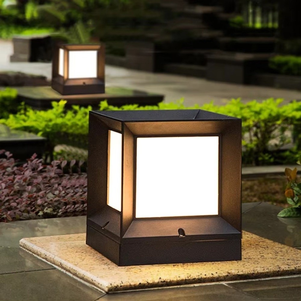 Lampu Tiang LED E27 Modern unt - Post Cap Light ulasan dan harga