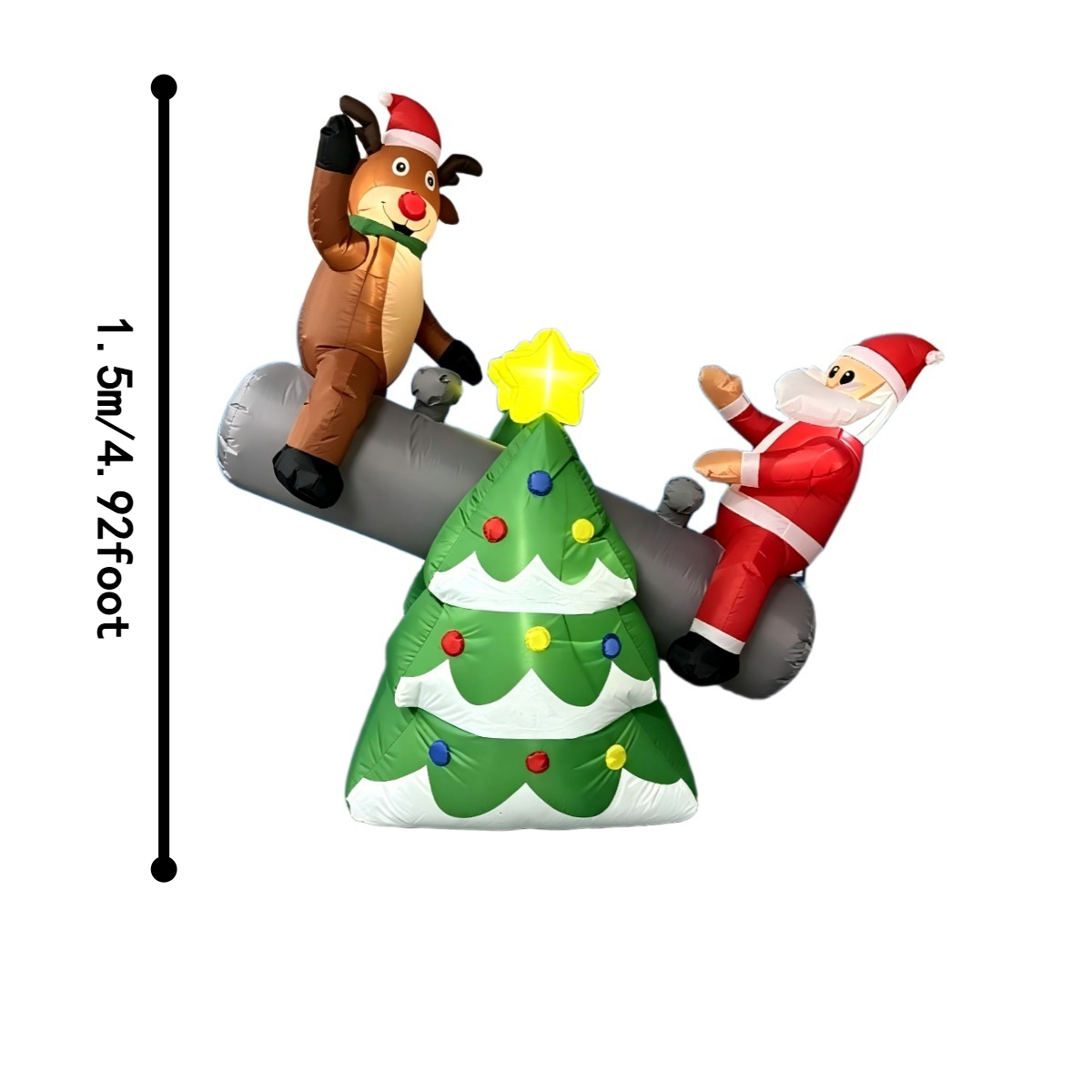 Mainan Tiup Natal: Ayunan Sant - Outdoor Lighting On Trees ulasan dan harga