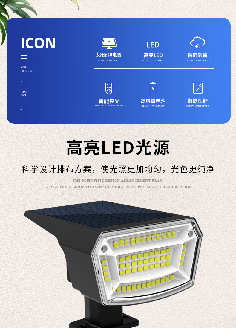 Lampu Taman Tenaga Surya LED T - Outdoor Lighting On Trees ulasan dan harga