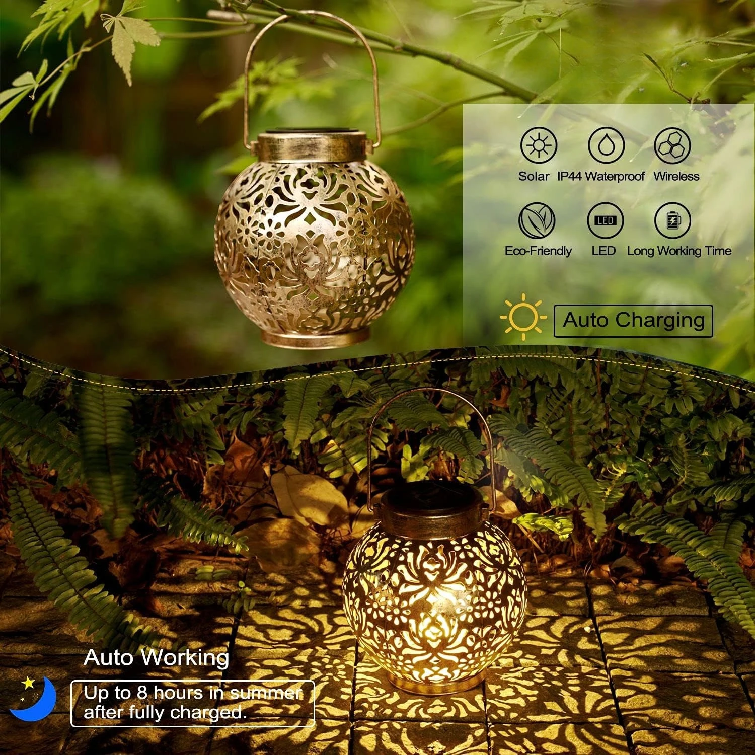 1-6 Buah Lampu LED Gantung Log - Outdoor Lighting Permanent ulasan dan harga