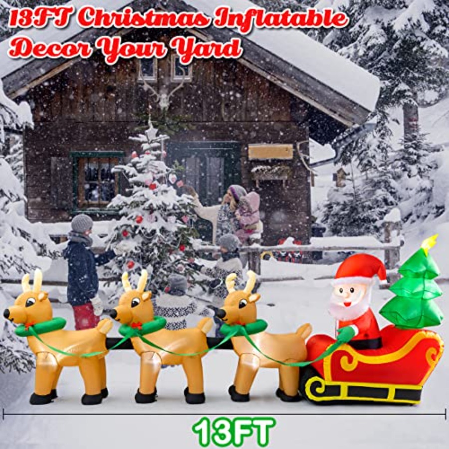Dekorasi Natal tiup untuk luar - Outdoor Lighting On Trees ulasan dan harga