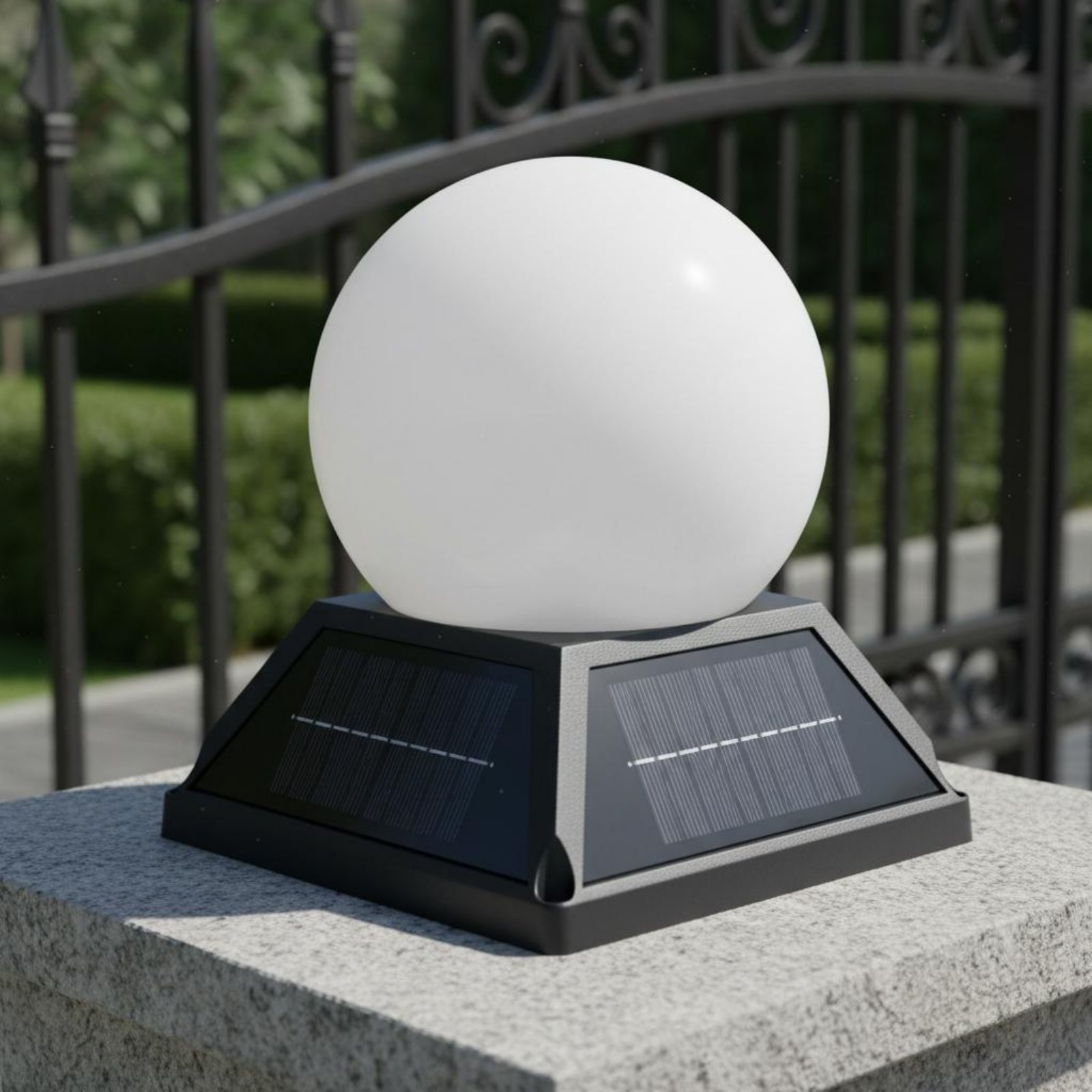 Lampu Tiang Tenaga Surya denga - Post Cap Light ulasan dan harga