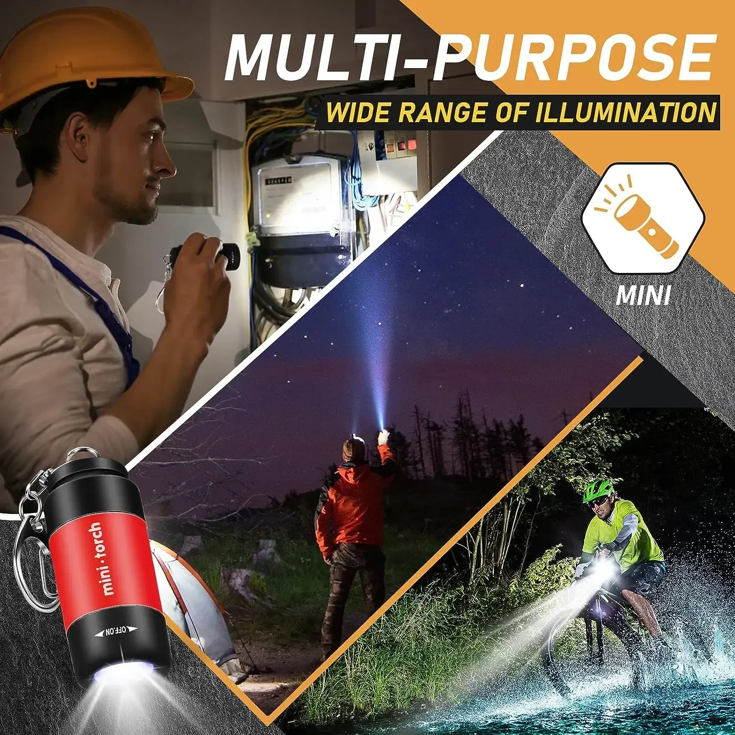 Senter LED USB Isi Ulang Multi - Outdoor Lighting Permanent ulasan dan harga