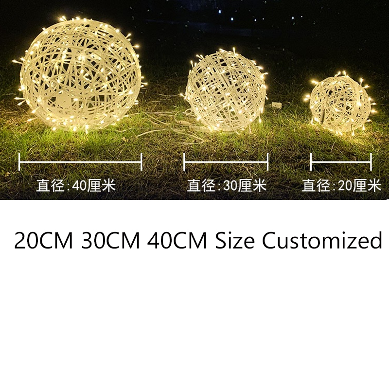 Lampu bola Natal tenaga surya  - Outdoor Lighting On Trees ulasan dan harga