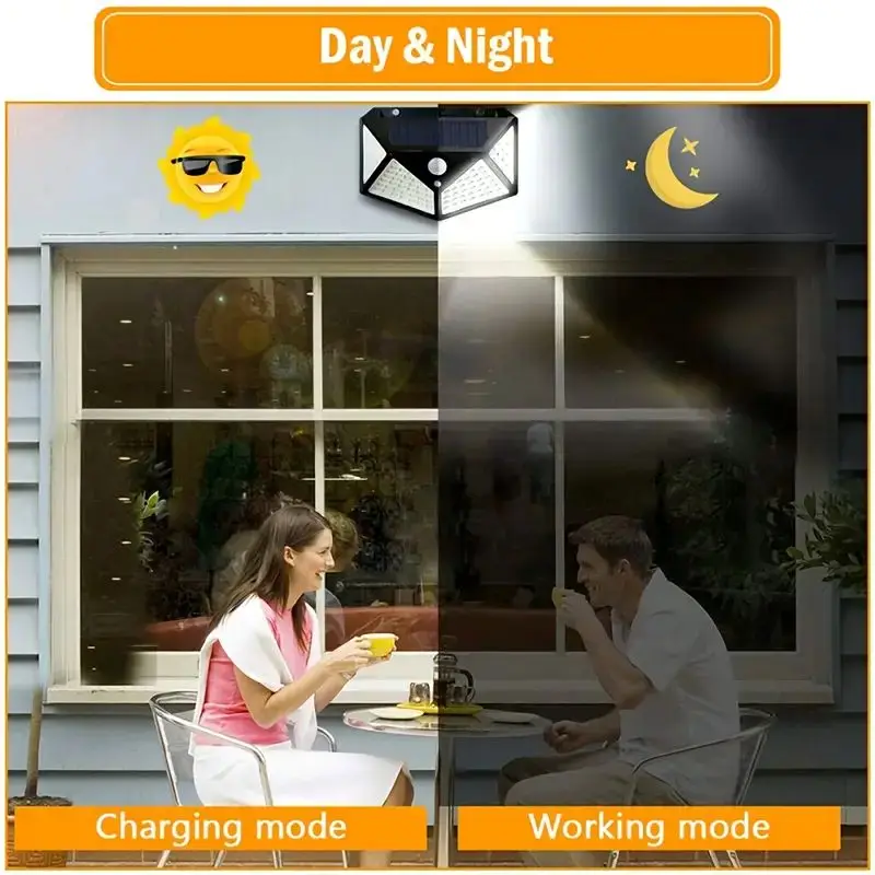 Lampu Taman Tenaga Surya 100LE - Wall Lighting Outdoor ulasan dan harga