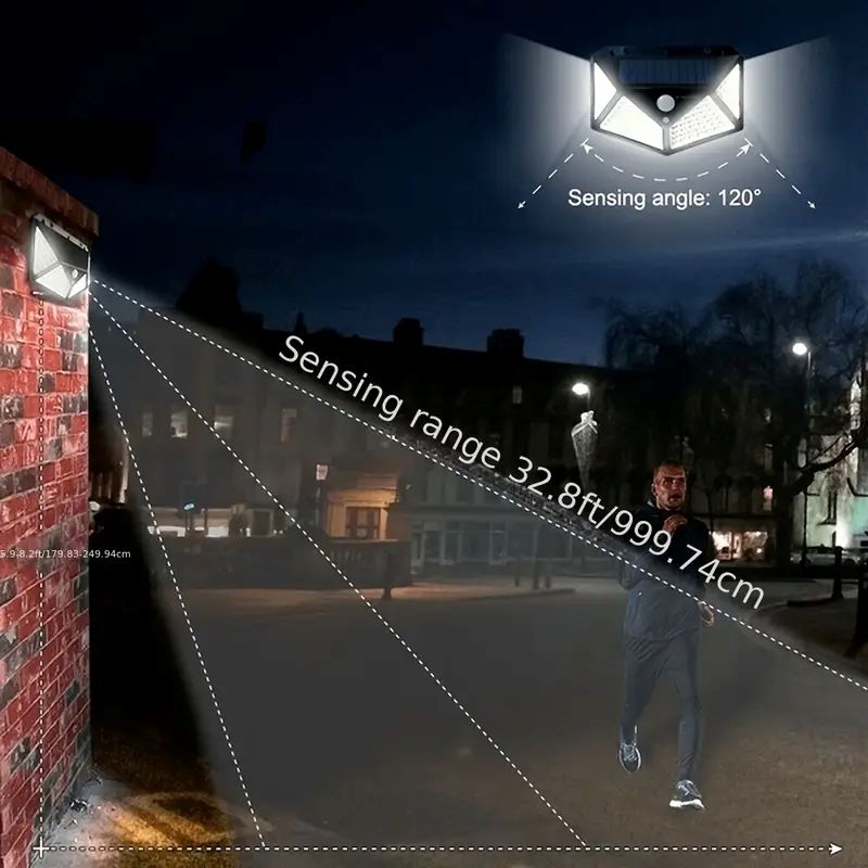 Lampu Taman Tenaga Surya 100LE - Wall Lighting Outdoor ulasan dan harga