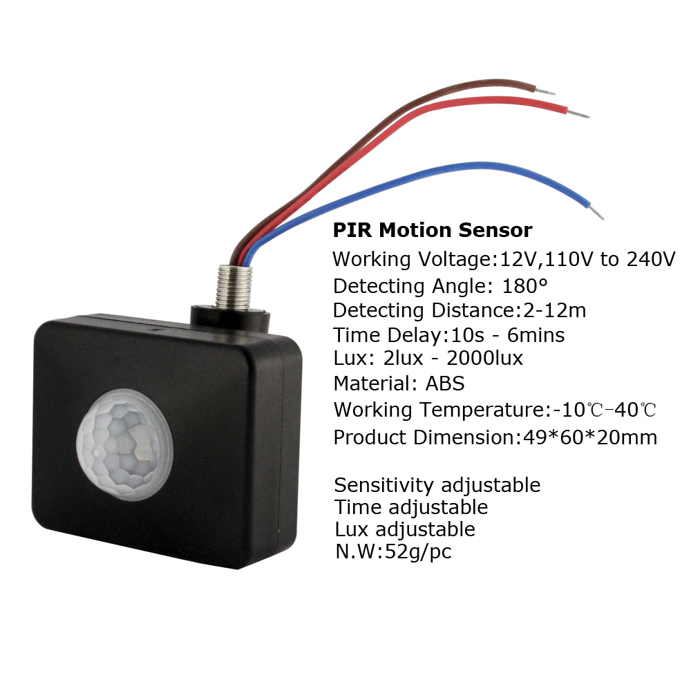 220 V PIR MOTION SENSOR 12 V I - Outdoor Lighting Volt ulasan dan harga