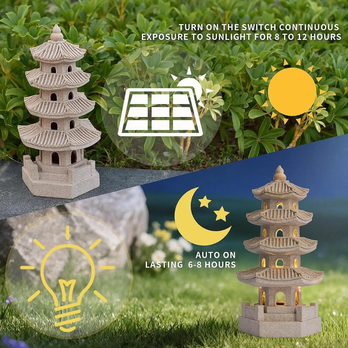 Lampu Taman Tenaga Surya, Lent - Outdoor Lighting Architectural ulasan dan harga