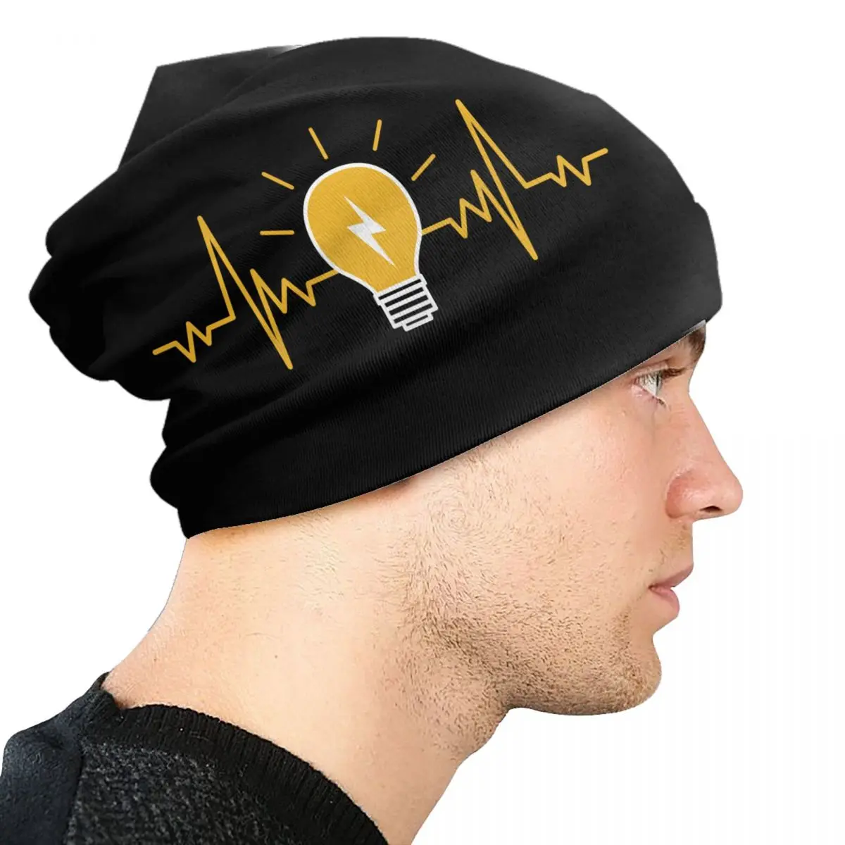 Topi Rajut Bonnet Lampu Detak  - Outdoor Lighting Electrician ulasan dan harga