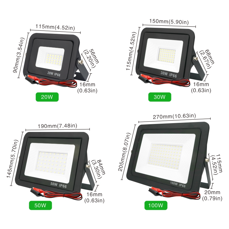 20W 30W 50W 100W DC12V Led Lam - Outdoor Lighting Volt ulasan dan harga