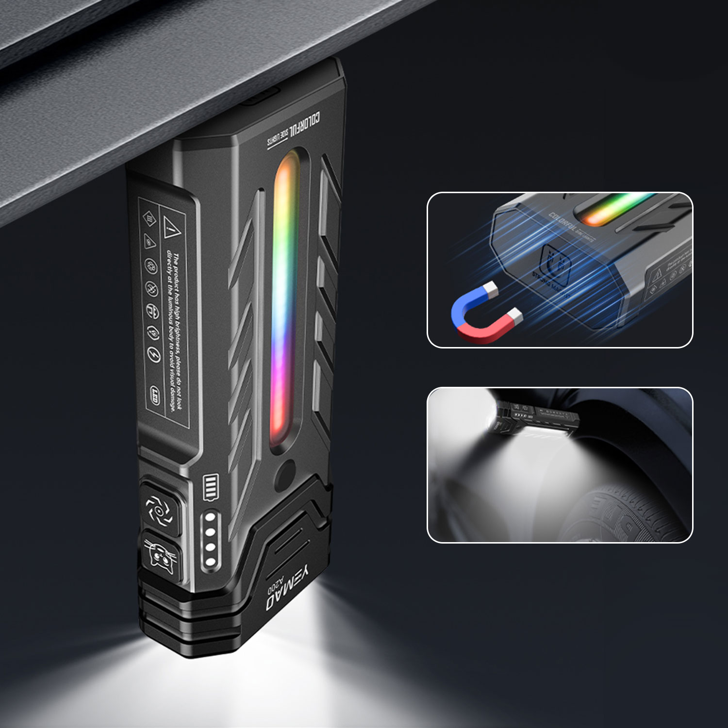 Senter LED RGB Portabel Multif - Outdoor Lighting Nearby ulasan dan harga
