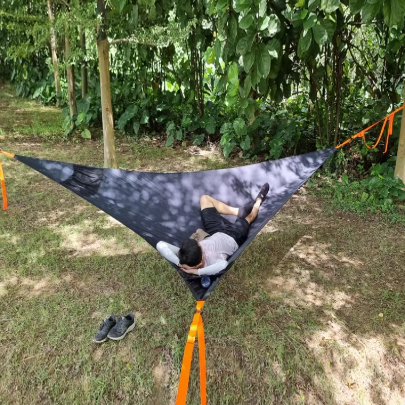 Hammock Segitiga Lipat Portabe - Outdoor Lighting On Trees ulasan dan harga