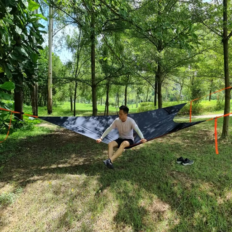 Hammock Segitiga Lipat Portabe - Outdoor Lighting On Trees ulasan dan harga