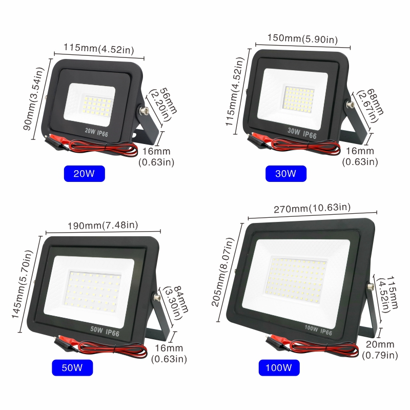 DC12V Led Lampu Sorot 20W 30W  - Outdoor Lighting Volt ulasan dan harga