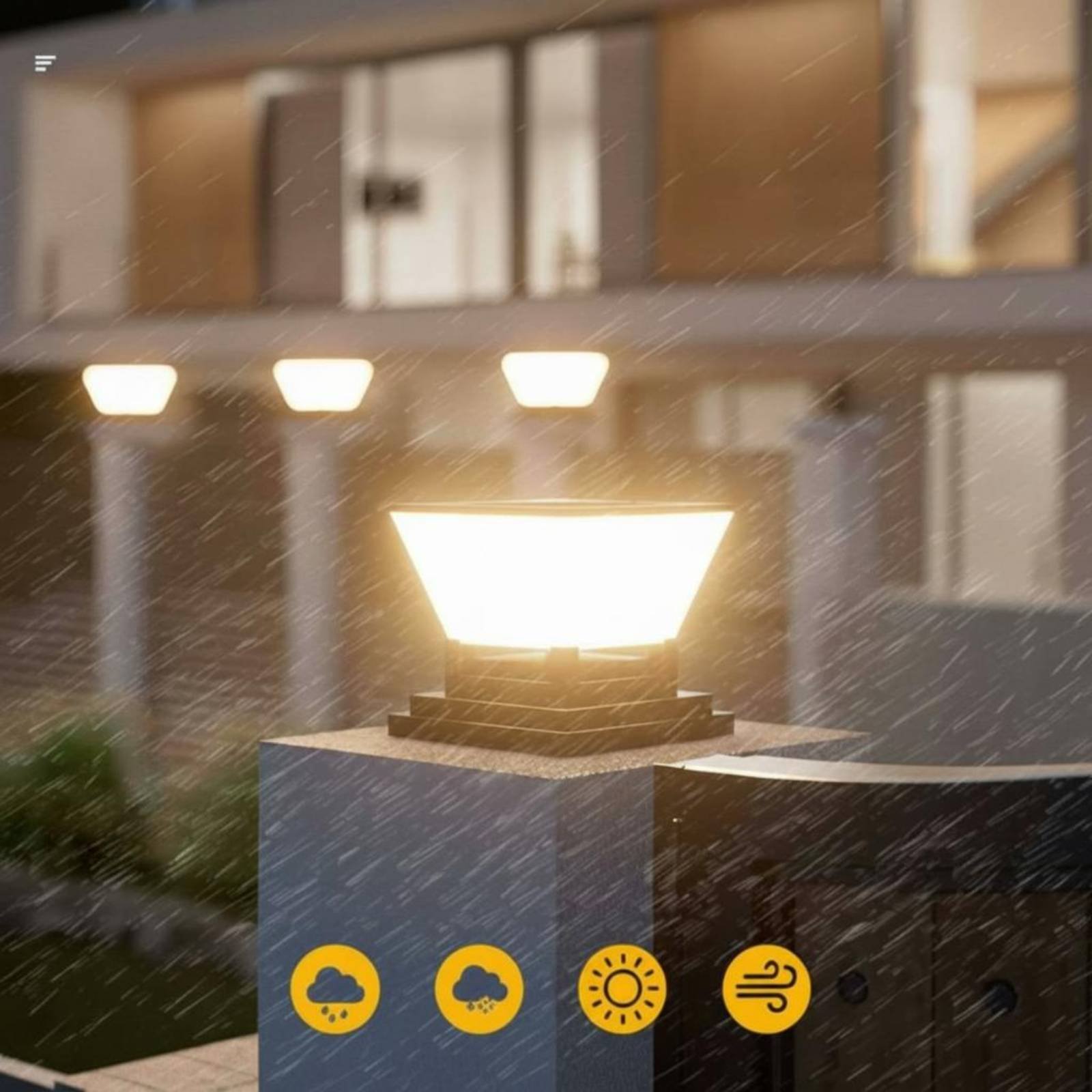 Lampu Tiang Tenaga Surya Tahan - Post Cap Light ulasan dan harga